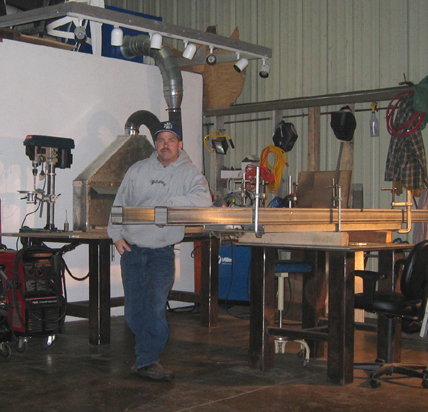 Brian Chessmar in his workshop